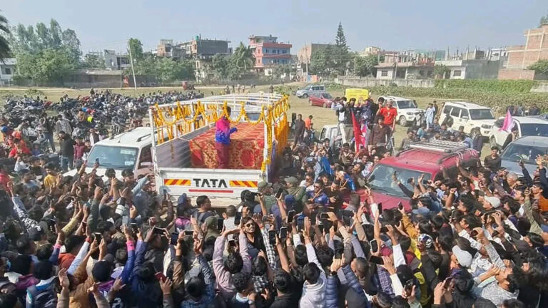 NPL Champions Janakpur Jolts players