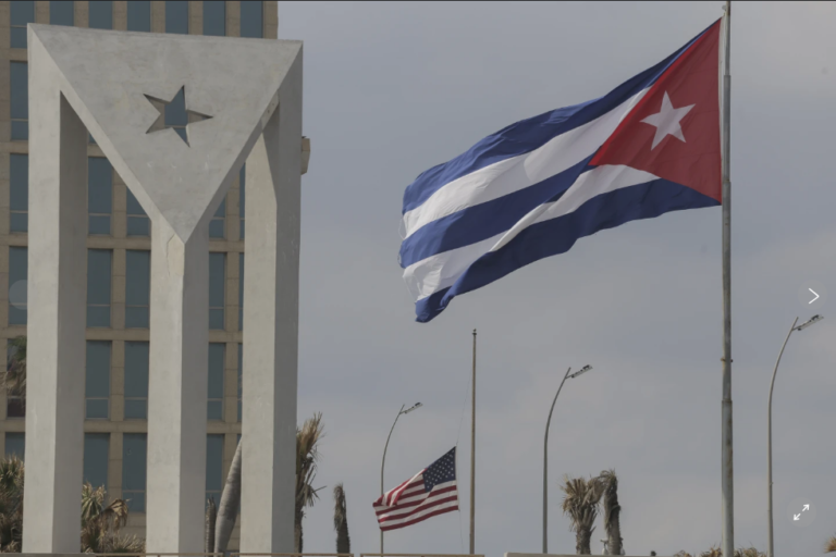 Cuban-and-US-flags